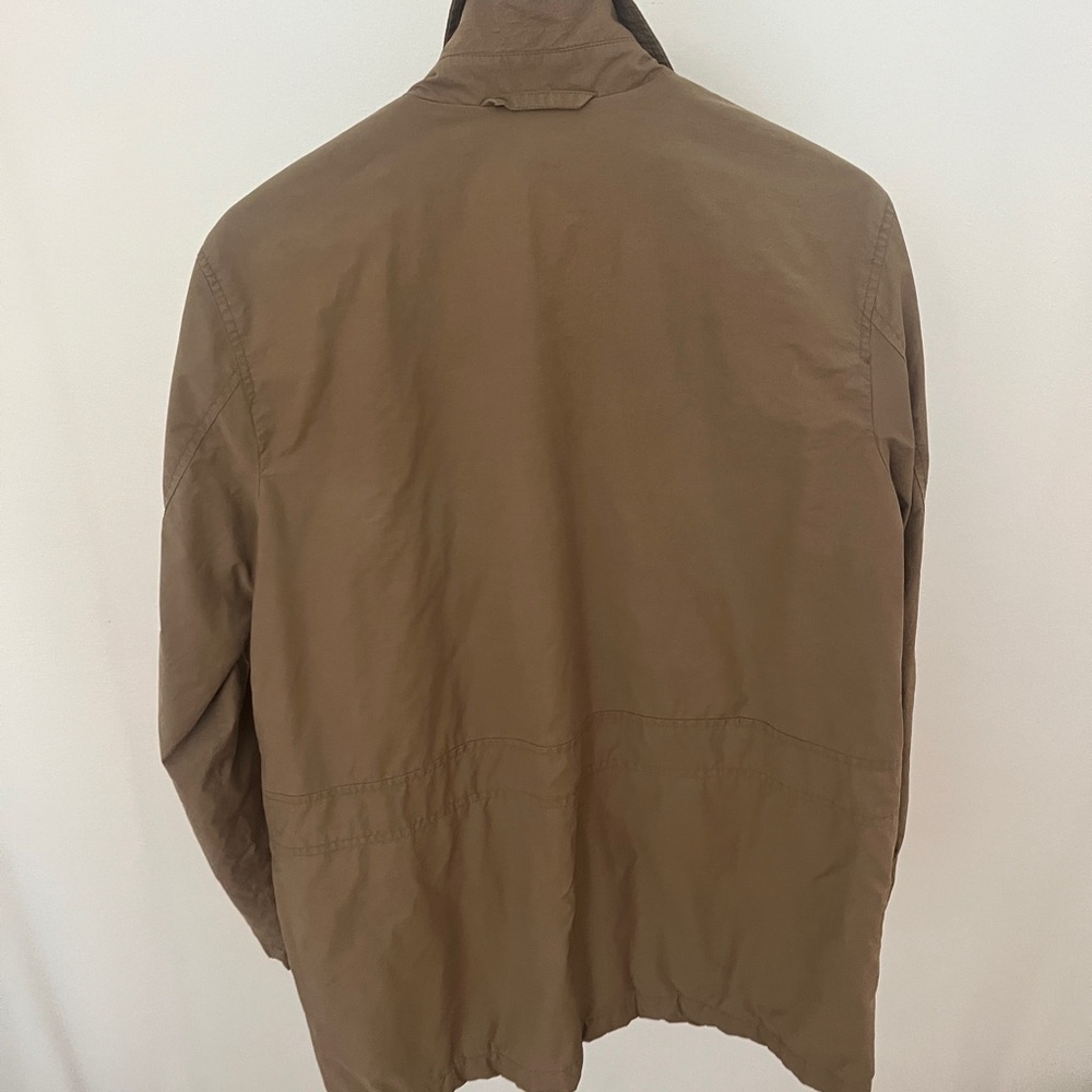 Vintage Tan Jackets with Front Buttons and Orange Quilted Liner - Picture 6 of 6
